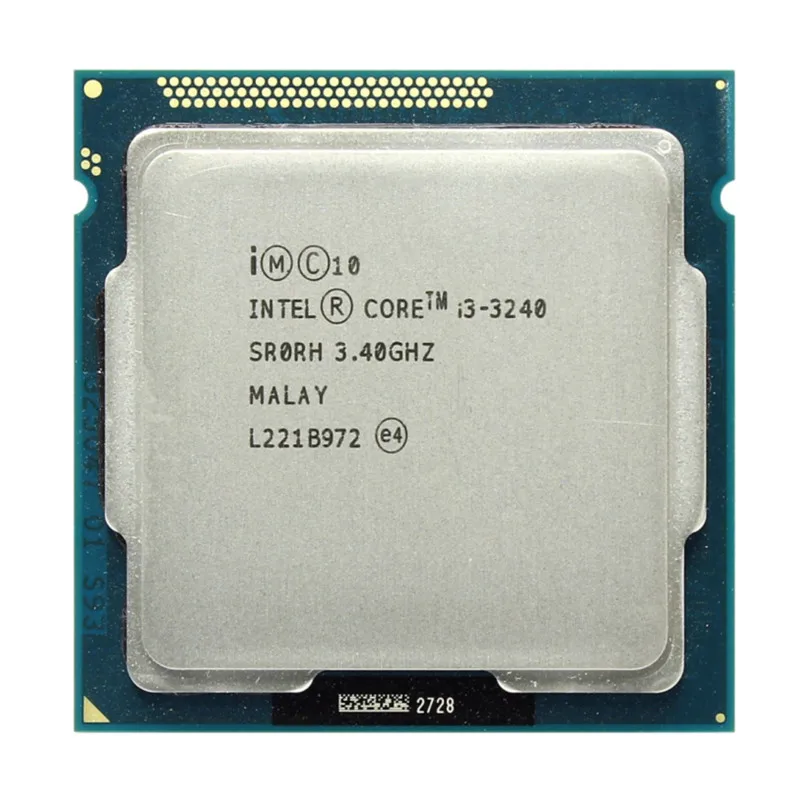 Intel Core I3 3240 3.4GHz Dual-Core LGA 1155 Processor - Used, 3MB