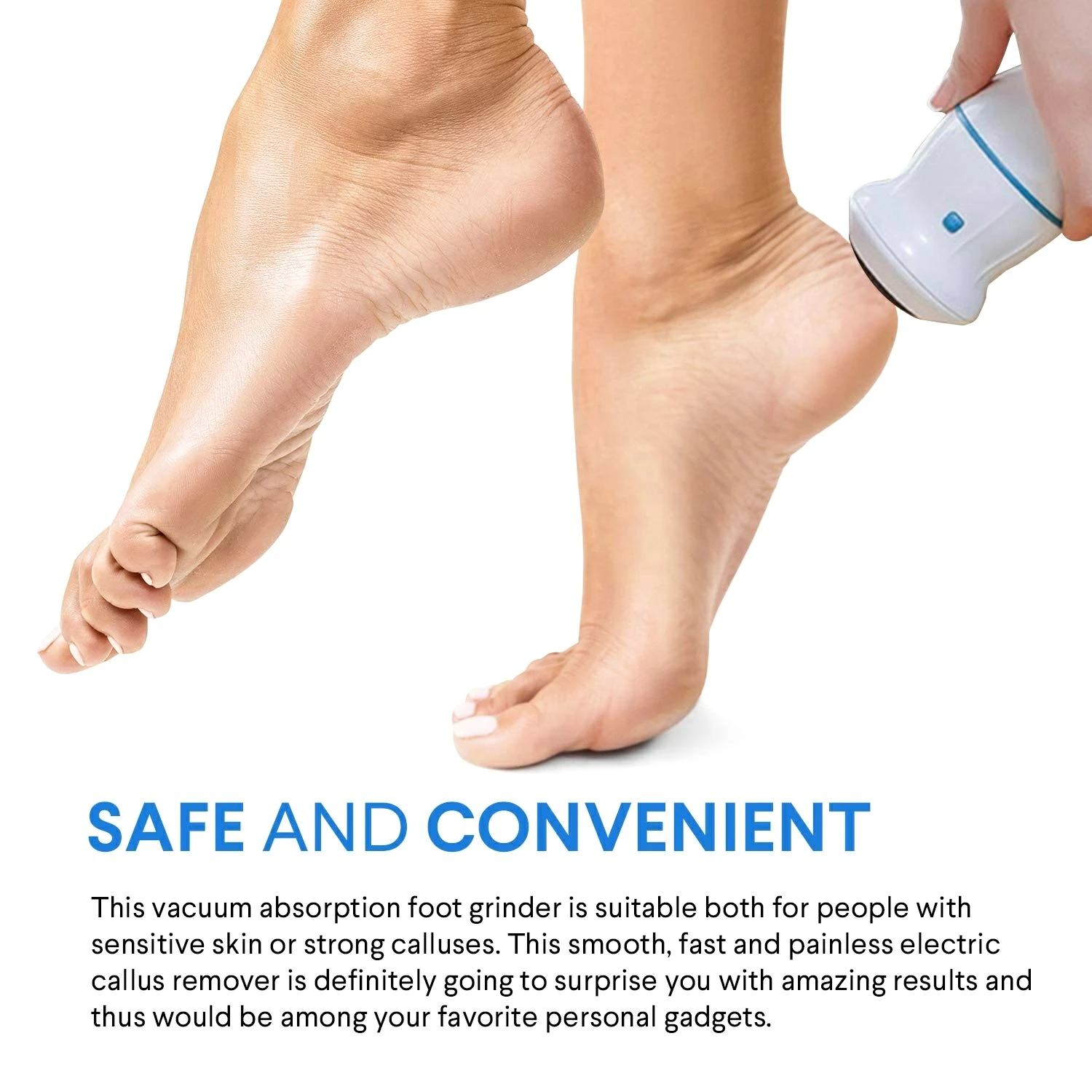 Find Back Callus Remover Stone Head Vacuum Absorption Foot Grinder USB  Charging
