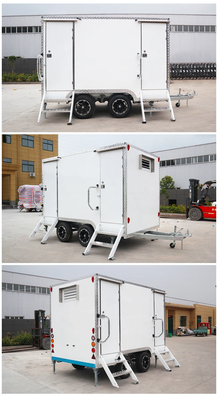 Wecare Luxury Toilette Mobile Portable Toilet Trailer And Shower Room ...