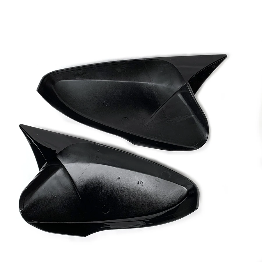 product side wing rearview mirror cover for hyundai elantra 2012   2015 glossy black cap sticker trim mirror shell for elantra 2013 2014-8