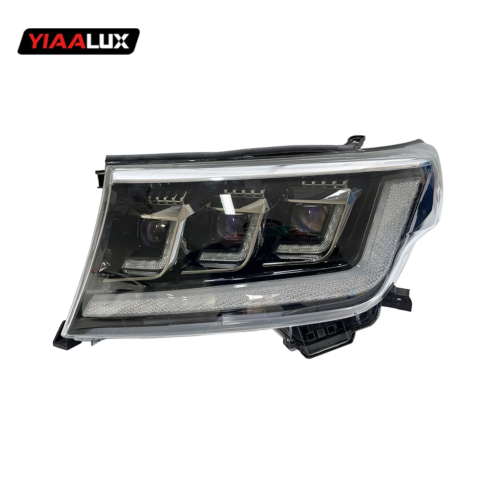 YIAALUX Car Head Lamp with Sequential Turning Signal for Toyota Land Cruiser Headlights 2012 for LC200 LED Headlight