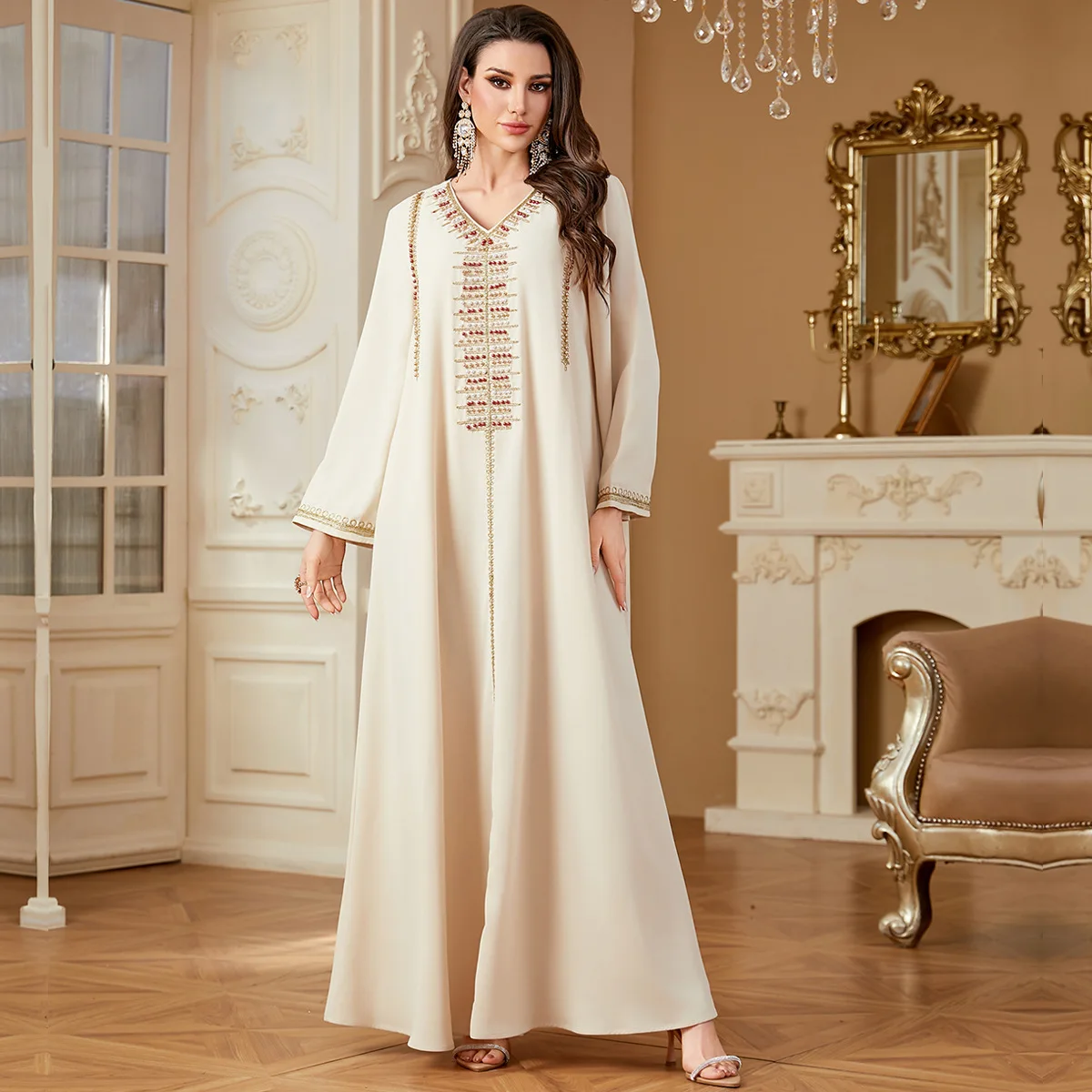 tiffany blue prom dress One-shoulder Long Sleeve Tiffany Blue Sequins Long Formal Dress, Peacock / 0