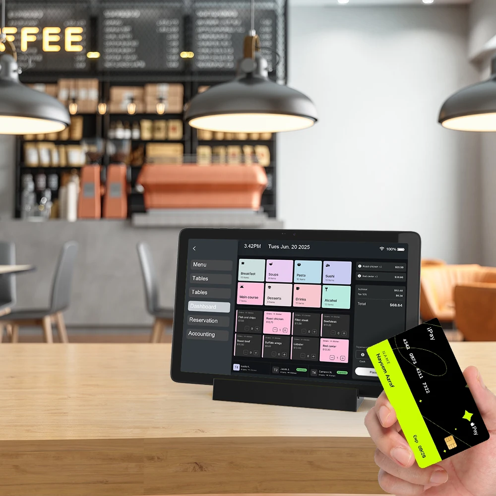 Customize Android Tablet with Rfid Reader Nfc Android 13 Mt8168 Mt8768 Octa Core Tablet Terminal Pos 10inch