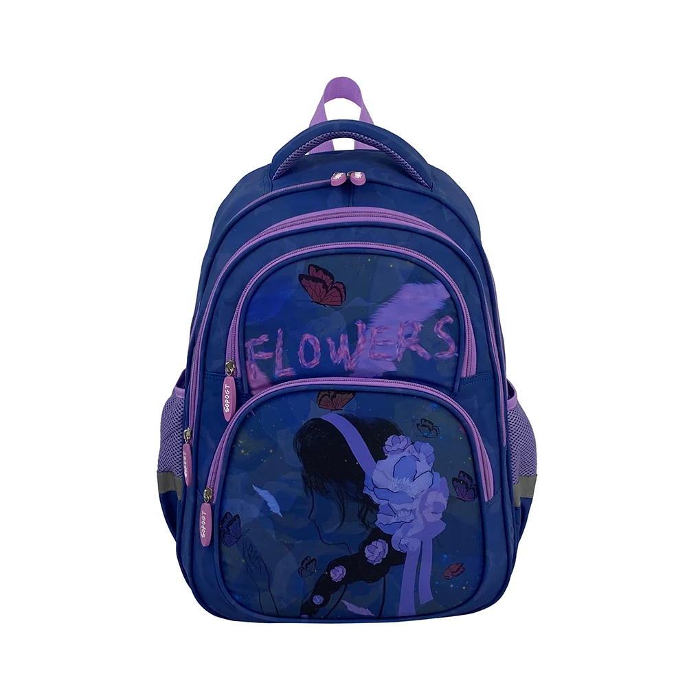 Custom High Quality Children s Backpack Large Capacity Backpack Fashion Student School Bag Kids Bag High School Bags For Girls