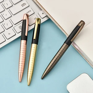 Black Rose Gold Metal Ballpoint Pen Luxury Gift Pen With logo Black Rose Gold