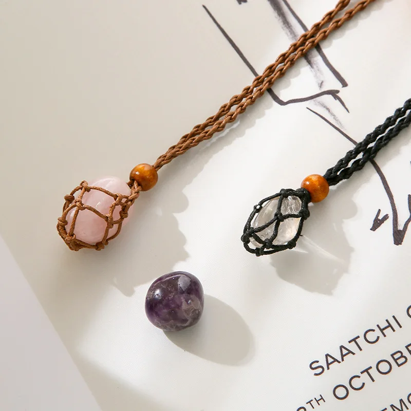 Necklace Cord Empty Stone Holder 