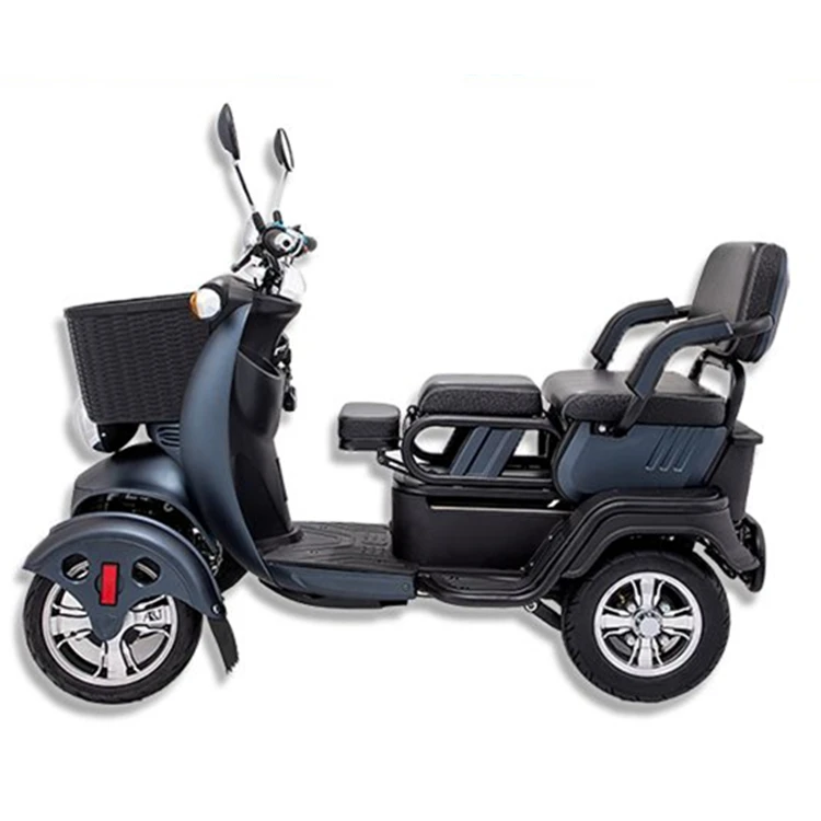 Panama 1000w Electric Scooter Elderly With Suspensions 4 Wheels Off Road Waterproof Double Seat