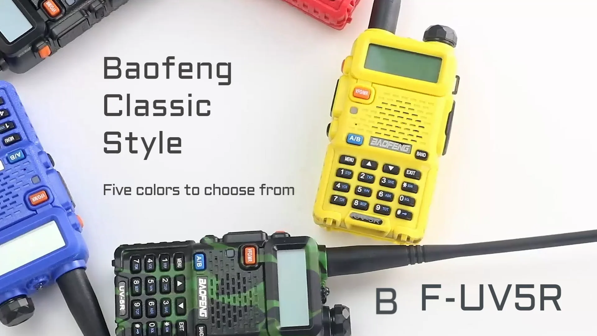 Original Factory Baofeng Uv5r 5w Dual Band Best Quality Handheld