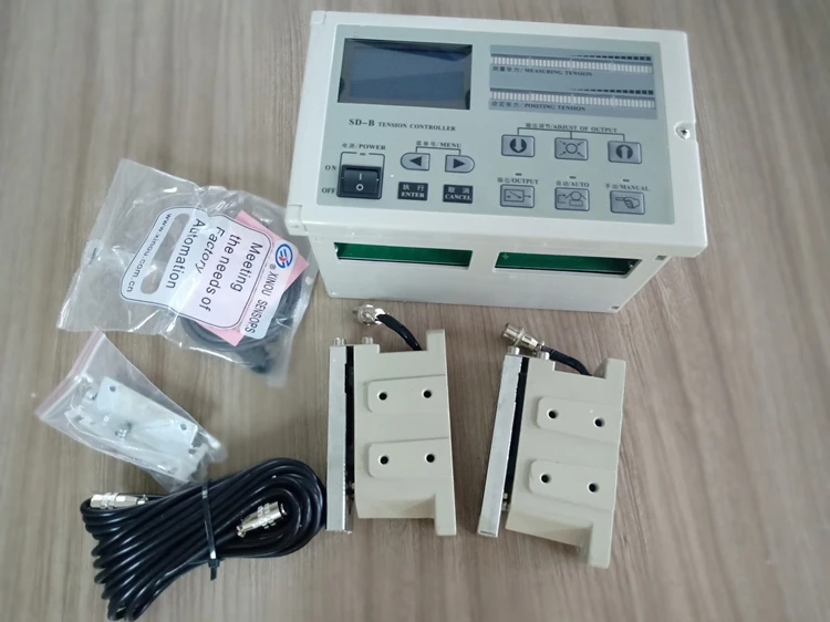 Automatic tension controller with constant tension control of weighing sensor