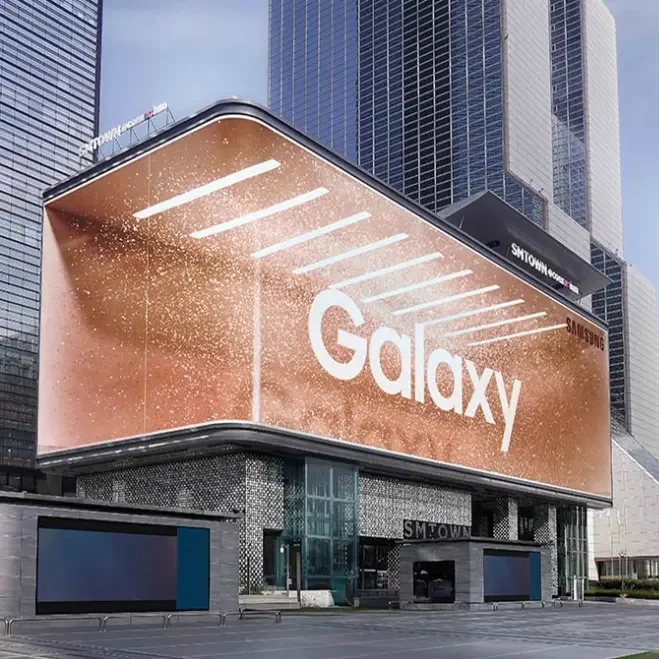 P8 Big Outdoor Building LED Media Screen Eye Catching 3D Effect HD Movie Video Screen on Building Wall