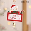 TPGJ22 Pupazzo di neve rosso
