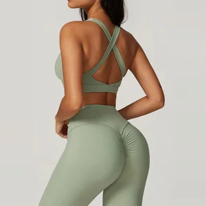 Custom Fitness Yoga Gym Bras Seamless Nylon Sports Bra Wholesale Manufacturer in Shanghai