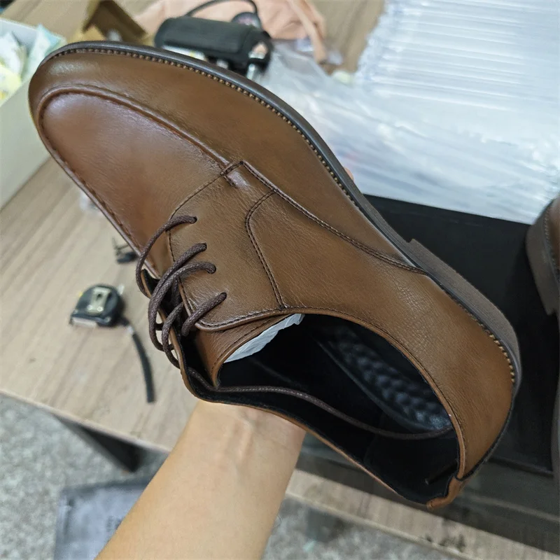 mens brown dress shoes size 13 Nunn Bush Gates Plain Toe Oxford Men's Oxford