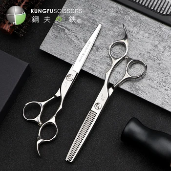 Buy Wholesale China Professional Beauty Salon Hairdressing Stainless Steel  Plastic Handle Barber Hair Cutting Scissors & Barber Scissors at USD 0.47