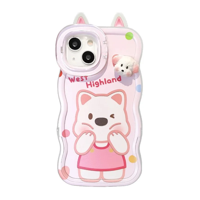 XP152 Cute Bear Phone case Suitable for iPhone 17PROMAX 16PLUS 15PRO 14 13 12 11 New