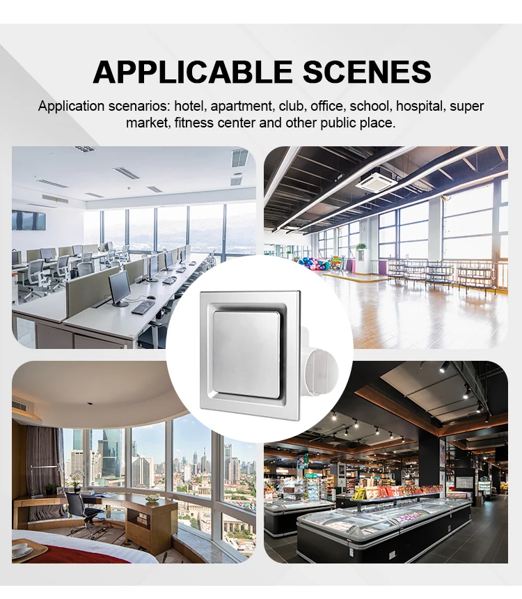 Best Selling Home Duct Exhaust Fan Bedroom 8 Inch Ceiling Air Ventilation Extractor Fan For