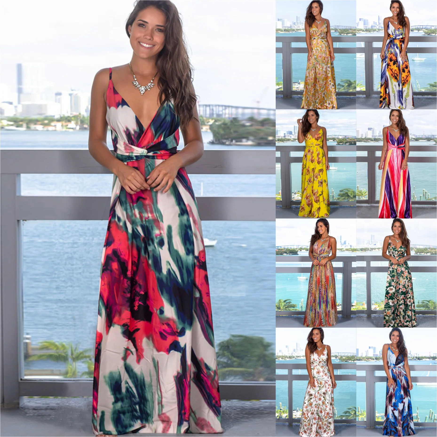 New Arrival Sling Floral Plus Size Boho Strap Long Dress For Women - Buy  Strap Dress,New Dress Floral Sling Long Women's Plus Size Boho,Cami Maxi  Dress Product on 