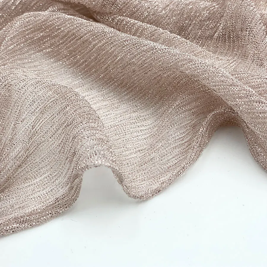 Женский плиссированный шарф из крепа Moonlight, свадебное платье, декоративные аксессуары, модная прозрачная трикотажная ткань из тюля