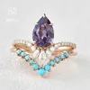 Lab Alexandrite Ring Shape 2