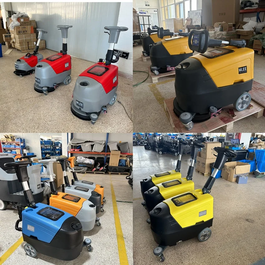 MLEE-430B Cleaning Machine Floor 17 Inch Marble Epoxy Gym House Office Building Compact Floor Scrubber Machine - Image 6