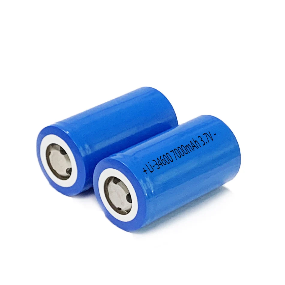 リチウムイオンバッテリー INY-113042 LED付き 3.7V Li-ionバッテリー34600 7000mAh充電式【コミュニケーション