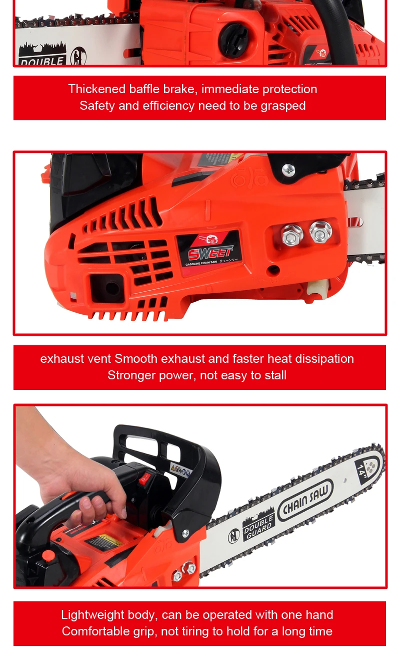 Motosega Gasoline Chain Saw 2500 Lightweight Chain Saw Mini Chain Saw ...