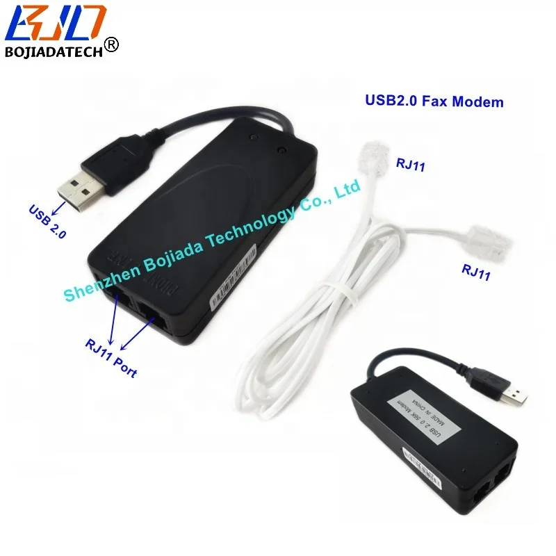 Wholesale USB 2.0 Fax Modem Dual RJ11 Port 56K V.92 V.90 CONEXANT 93010 Caller ID for Windows 8 11 Linux From m.alibaba.com