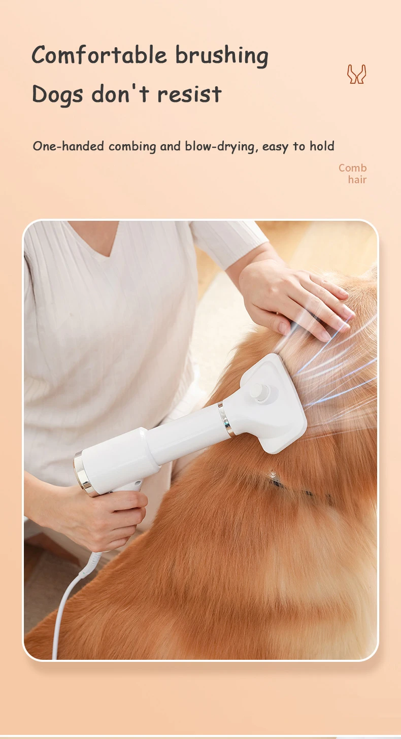 Dog Dryer 110v 220v 2in1 Comb Pet Hair Dryers Cat Puppy Grooming Dogs