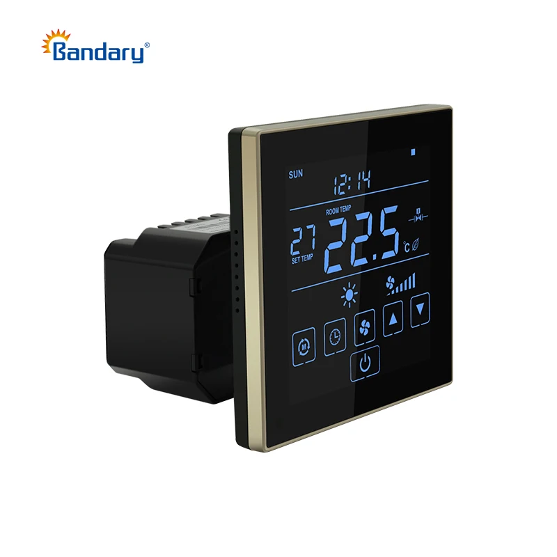 Bandary Smart Digital Fan Coil HVAC Thermostat With Modbus RS485