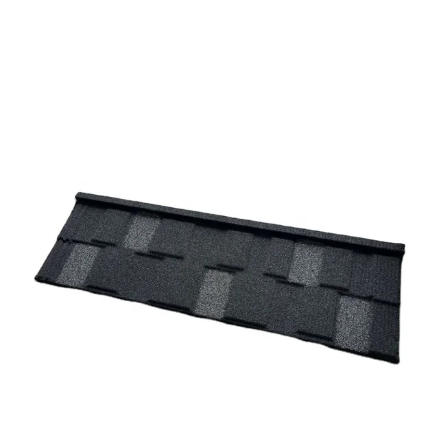 Building Shingle Roofing Materials Lightweight Insulated Colorful Stone Coated Metal Roof Tiles