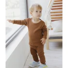 Cotton clothes baby two piece set clothing knitted baby boys' girls' clothing sets 2419