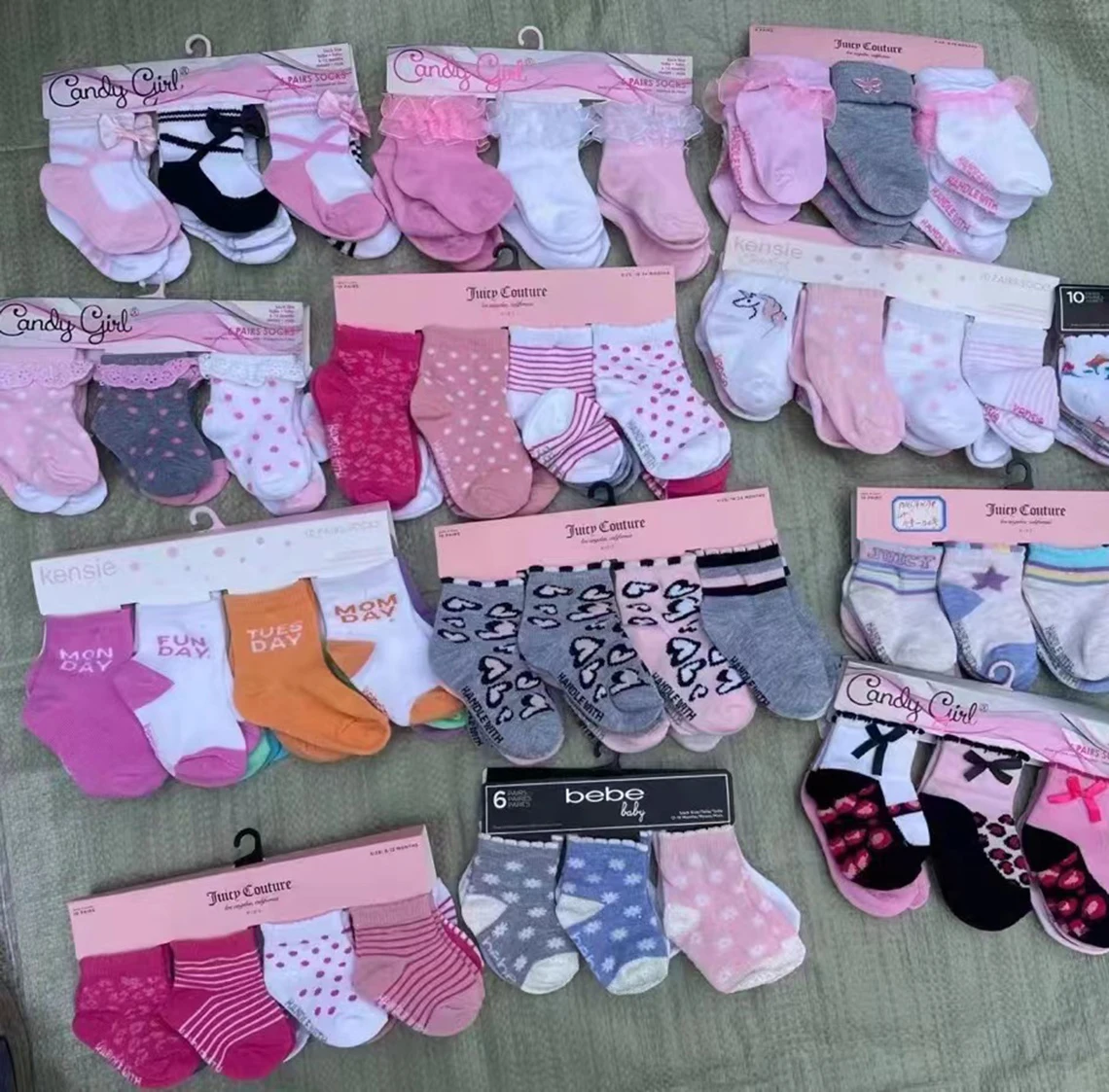 Wholesale Apparel Stock Overruns Branded Baby Wear Socks For Babies ...