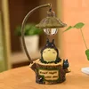 Round stump night light