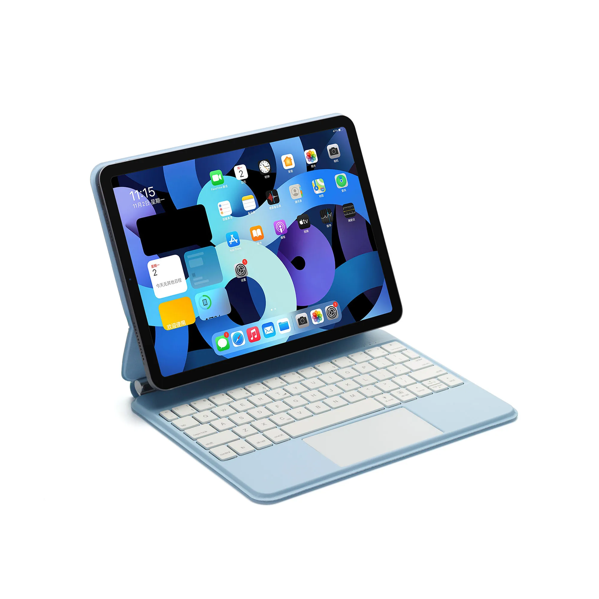 For A16 M3 Magic Keyboard for Ipad Pro 10.9 M2 2025 for Ipad Pro 11 2025 10th Ipad Air 5 Air 4 Keyboard Folio Tablet Scissor