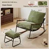Tissu en laine (velours côtelé) - vert + repose-pieds