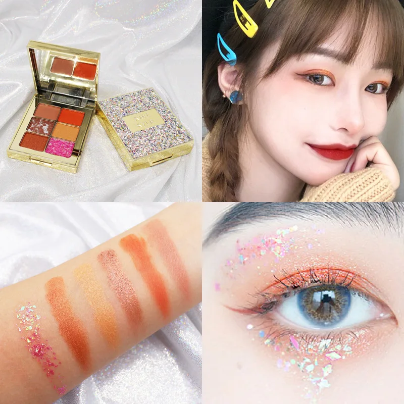 
 Лидер продаж OEM, косметика, оптовая продажа, Шиммер и сияющий макияж, палитра теней для век с высоким пигментом, частная торговая марка, тени для век  