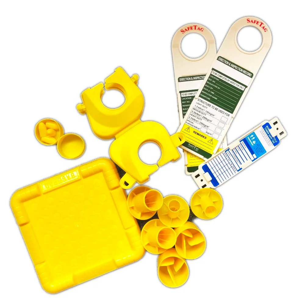 Universal Plastic Warning Sign Tower Scaffold Safety Tag Kits