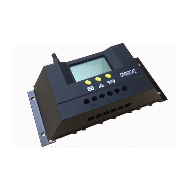 CM3024Z PWM 12V24V30A Solar  Controller Temperature Sensing Display LCD Solar Charge Battery Controller