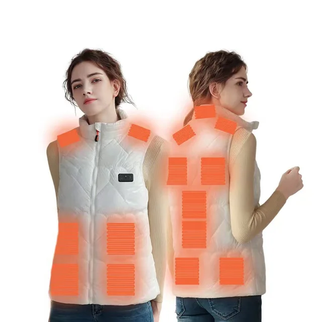 Women's Crop Vest Stand Collar Sleeveless Zip Up Lightweight Fall Padded Gilet Coat
