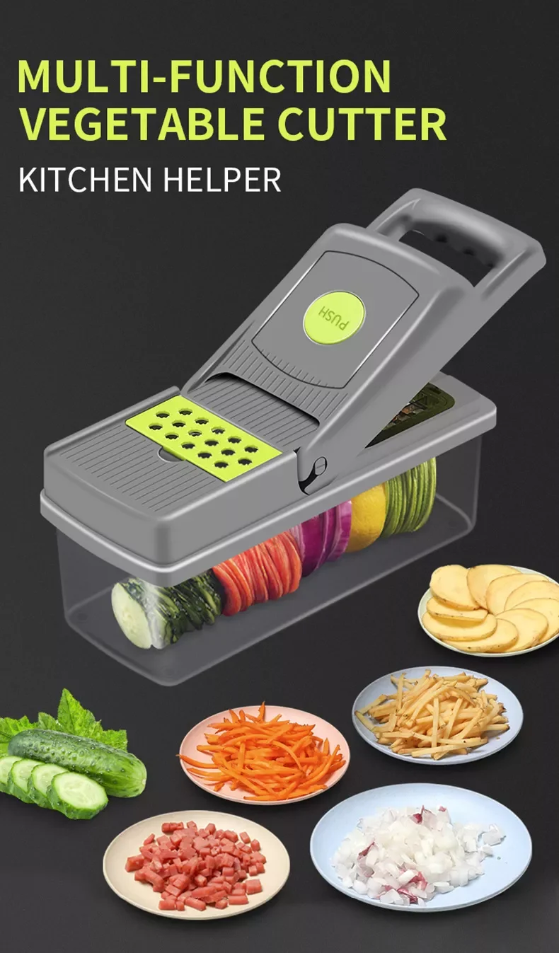 Mandoline Slicer Handheld Vegetable Cutter Dicer Food Slicer Peeler Cutter Vegetable Chopper