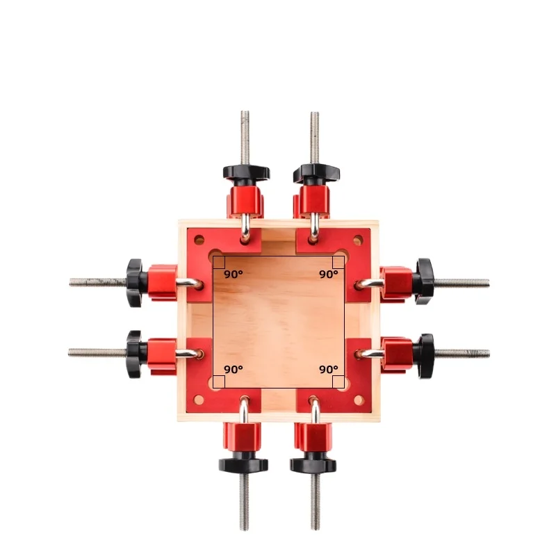TEBAK W-18 90 Degree 120mm Positioning Squares  Aluminium Alloy Right Angle Clamps Woodworking Tool L Block Square