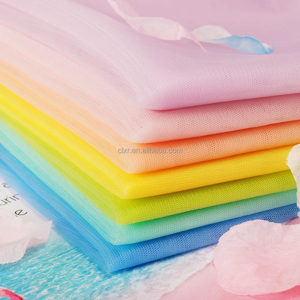 2023 Wholesale 100 Nylon Colorful Natural Soft Bridal Dress Tulle