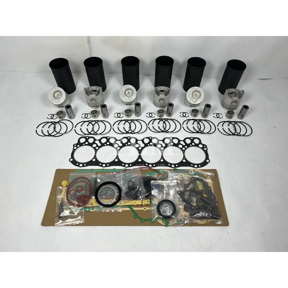 Overhaul Repair Kit With Cylinder Gaskets Piston Rings Liner Fit for Hino EH700 Machinery Diesel Engine