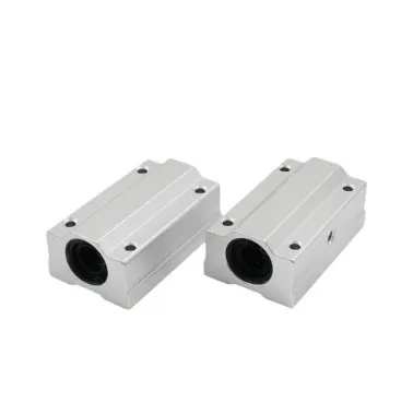 Cnc Aluminium Round Linear Guide Rail Slide Pillow Block Ball Bearings ...