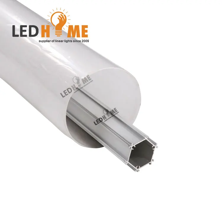 APR76 360 Degree Round Shape Pendant Light Aluminium Led Tube Profile with RGB LED Strip for Coffee Lighting