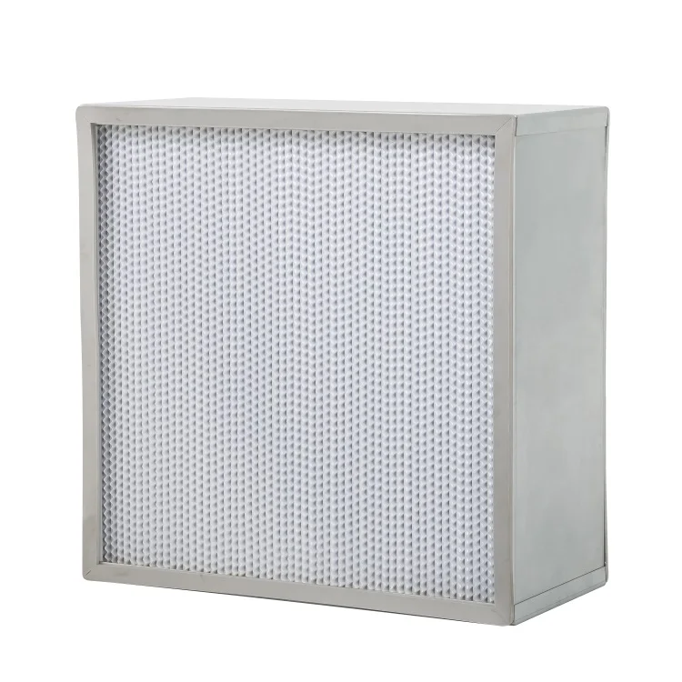 Stainless Steel Air Purifier Hepa Filter High Efficiency Air Filter