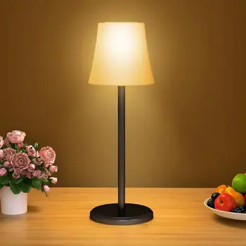 Outdoor Waterproof Night Light Warm White and RGB Wireless LED Cordless Bed Desk Table Lamp Timing  Memory Function
