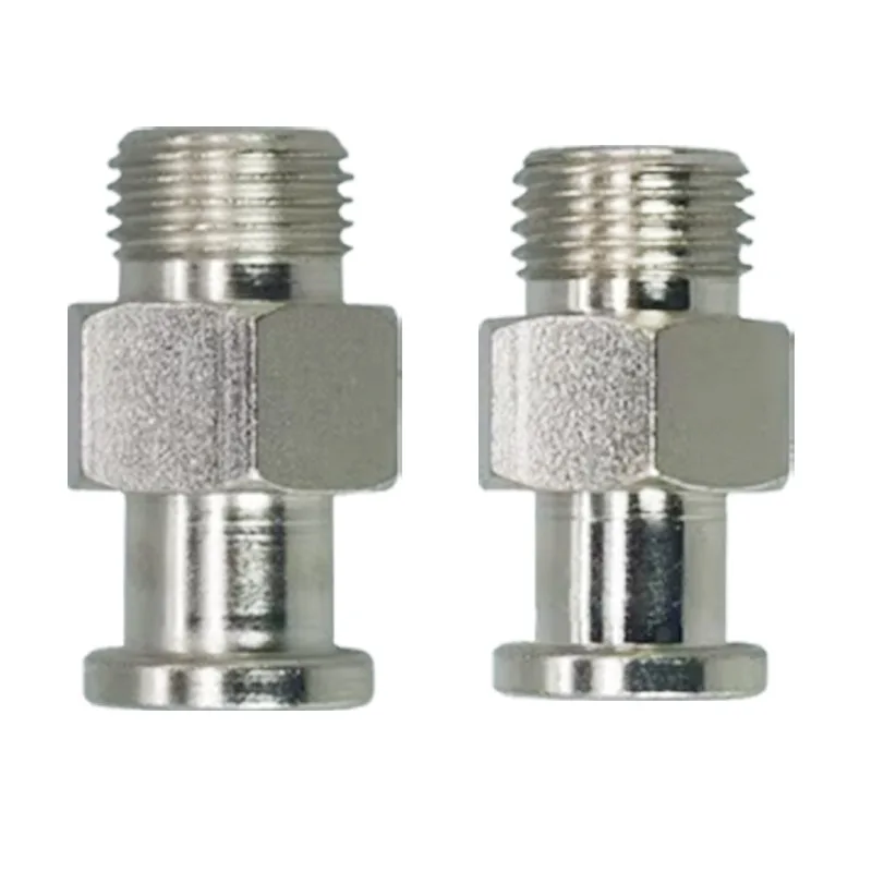 Corrosion-resistant straight-through fitting base pneumatic manipulator bracket M10*1 1/8 double-thread fixing bracket accessory