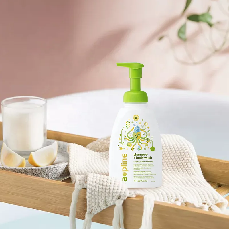 Собственная марка, без слез, органические гели для детского тела, гели для душа oem