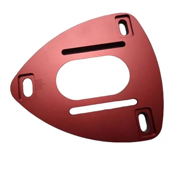Red anodized aluminum parts cnc machining parts for bicycle